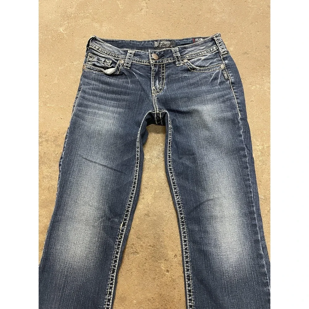Silver Jeans Co. Jeans Womens 30x31 Medium Wash Suki Mid Slim Boot Stretch Denim